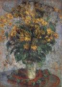 Claude Monet Jerusalem Artichoke Flowers USA oil painting artist